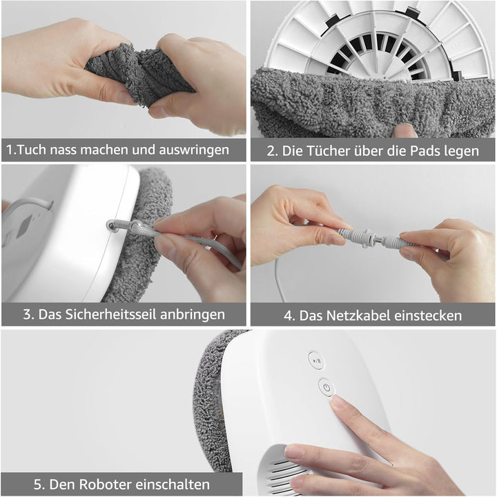 HUTT DDC55, FENSTERREINIGUNG DDC5, Silber Weiss, 90 W, 65 Dezibel