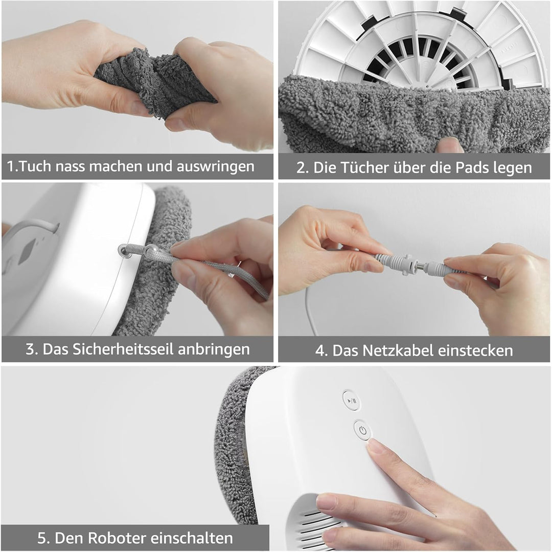 HUTT DDC55, FENSTERREINIGUNG DDC5, Silber Weiss, 90 W, 65 Dezibel