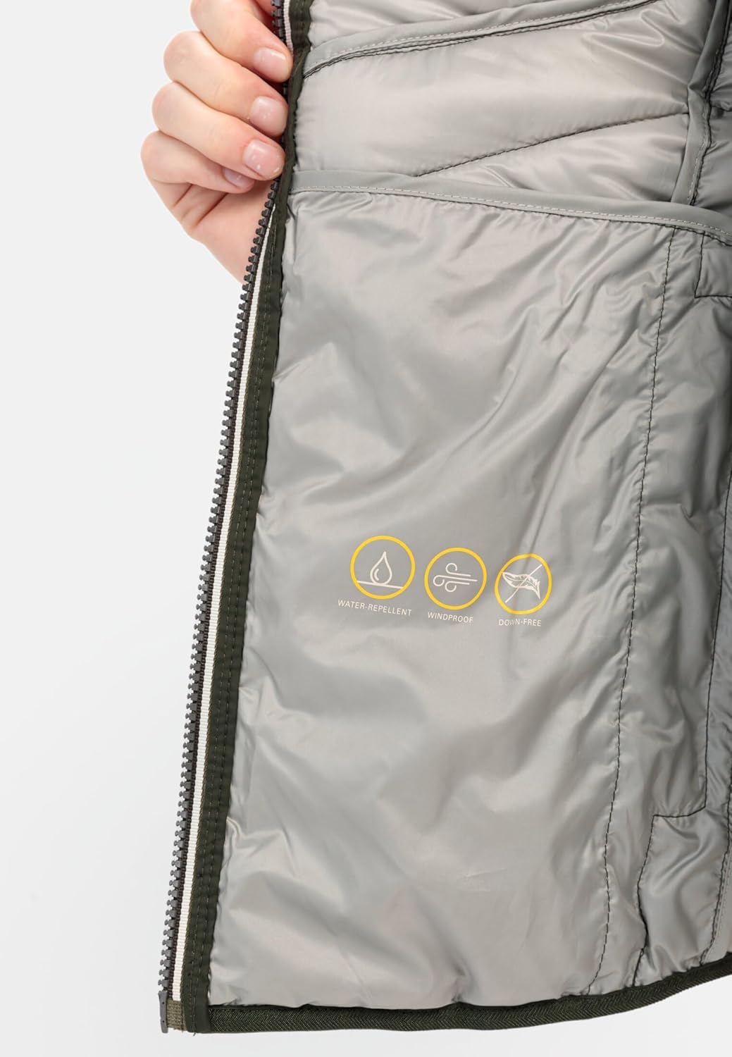 camel active Damen Jacke, 36 Dunkelgrün