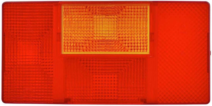 HELLA - Heckleuchte - Glühlampe - 12/24V - Anbau - Lichtscheibenfarbe: rot/gelb - Stecker: Flachstec