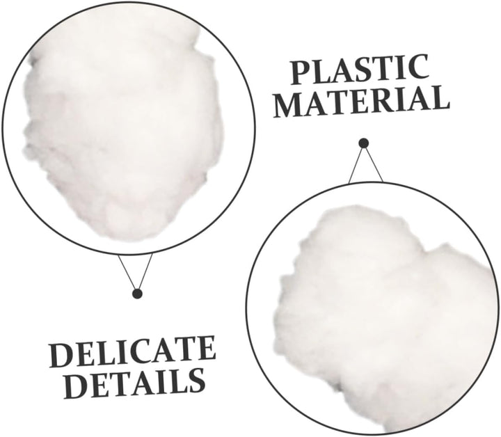 NUOBESTY Künstliche Wolke dekorative hängende Wolke Ornament DIY 3D Baumwolle Requisiten für Hochzei