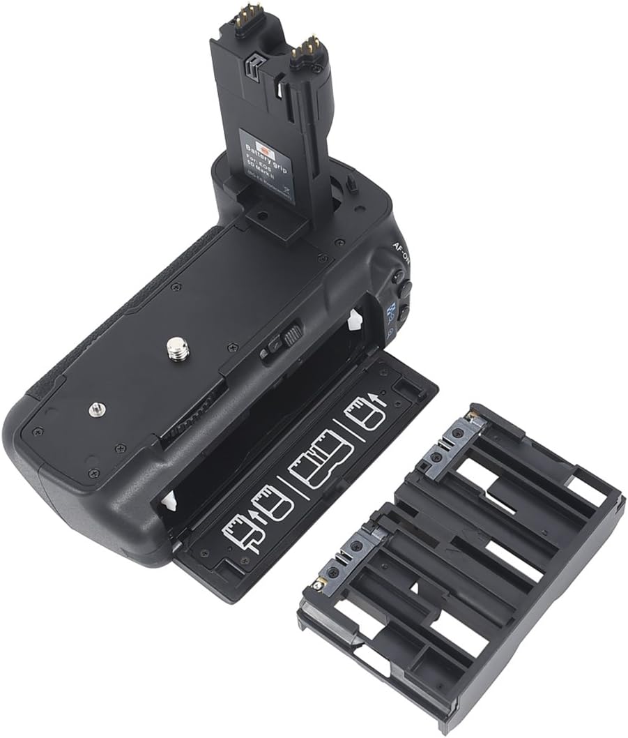 DSTE® Batterie Griff für Canon EOS 5D Mark II 2 SLR Digital Kamera als BG-E6 mit (2 packung) LP-E6