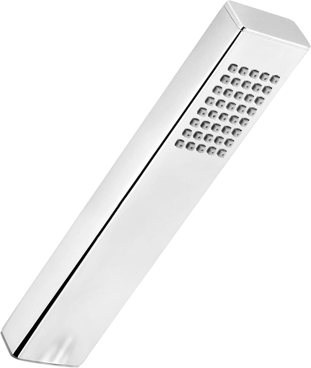 Schulte Duschsystem mit Umsteller, Kopfbrause eckig, verchromter Korpus aus Messing, Duschmaster Rai