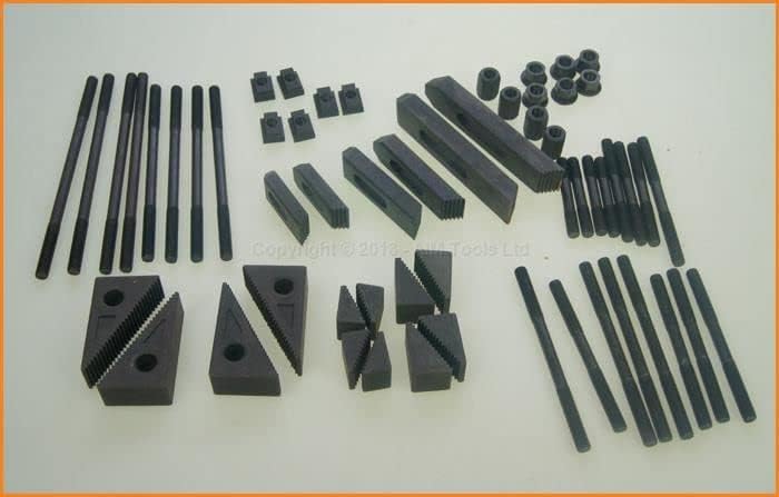 KATSU spannpratzen Sortiment 58-tlg M10 Metrisches Engineering Präzisions T-Nuten für CNC Drehmaschi