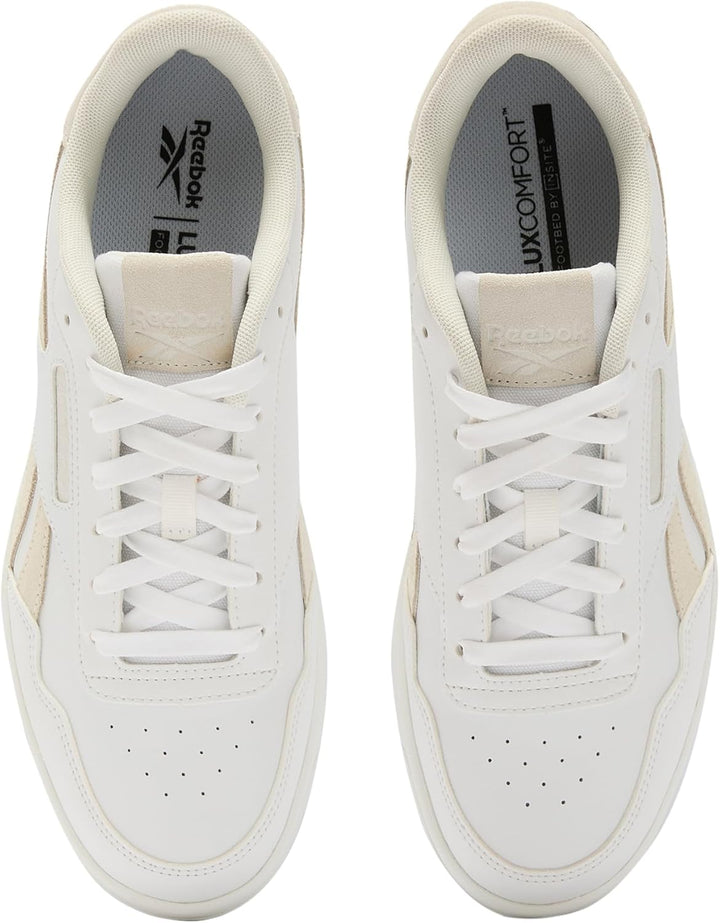 Reebok Women's Court Advance BoldSneaker 36 EU Ftwrwhite Barelygrey Moon, 36 EU Ftwrwhite Barelygrey