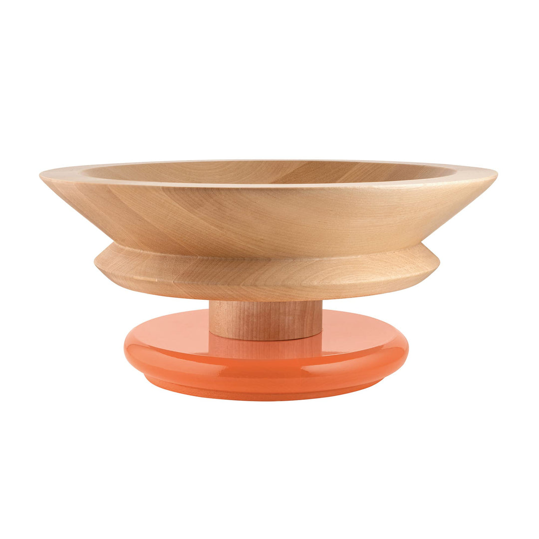 Alessi Piccoli Monumenti per Grandi Paesaggi ES15 1 – Design-Mittelstück aus Lindenholz mit farbigem