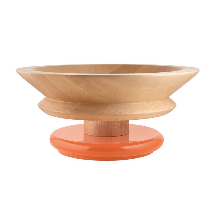 Alessi Piccoli Monumenti per Grandi Paesaggi ES15 1 – Design-Mittelstück aus Lindenholz mit farbigem