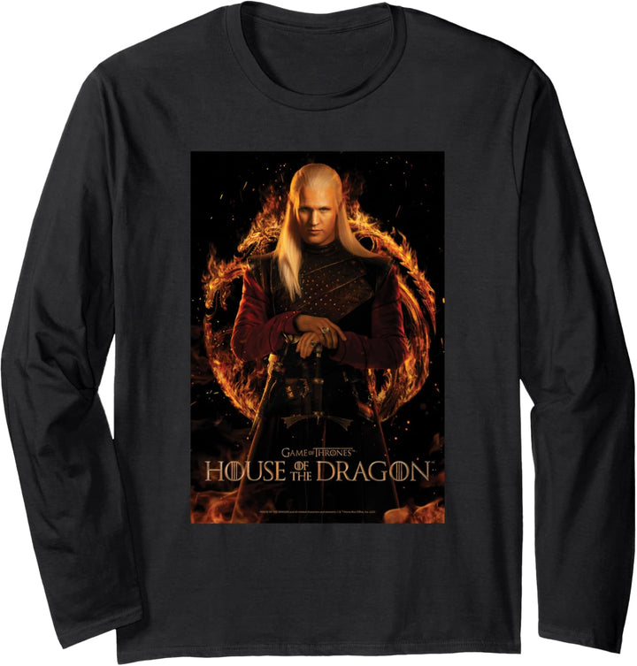 House of the Dragon Daemon Poster Langarmshirt