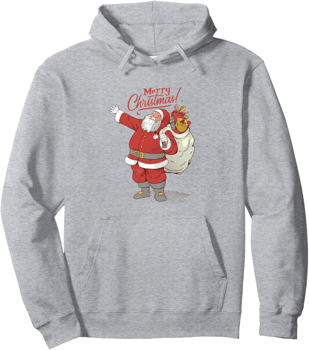 Weihnachtsmann Frohe Weihnachten Winterferien Saisonal Pullover Hoodie