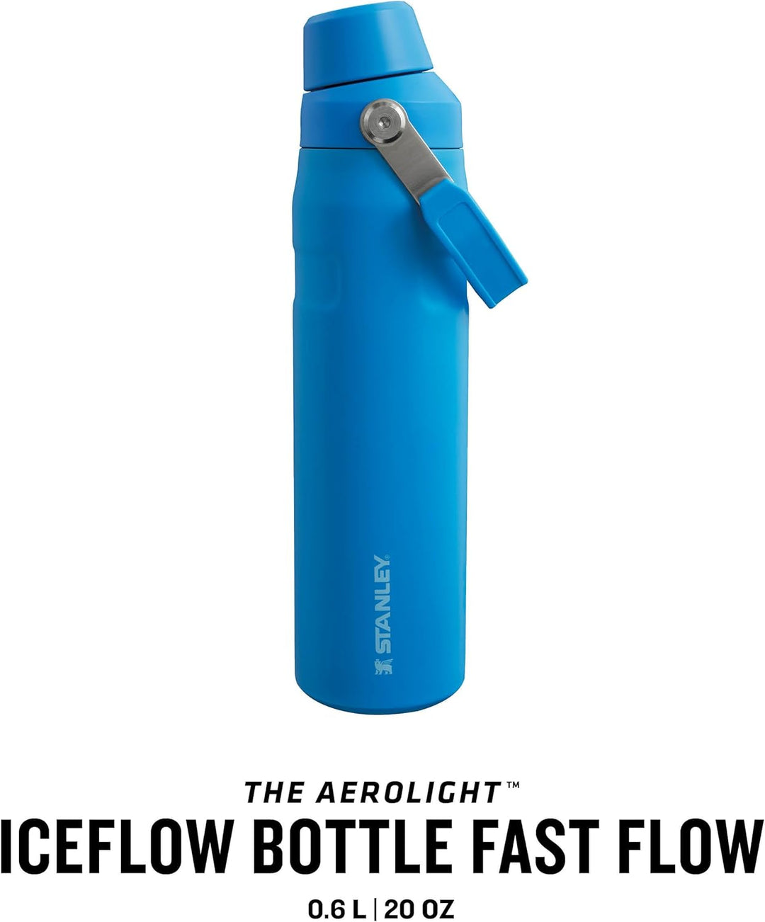 STANLEY 1913 Iceflow Fast Flow Trinkflasche Sport 0.6L - Thermosflasche Hält 10 Stunden Kalt - Spülm