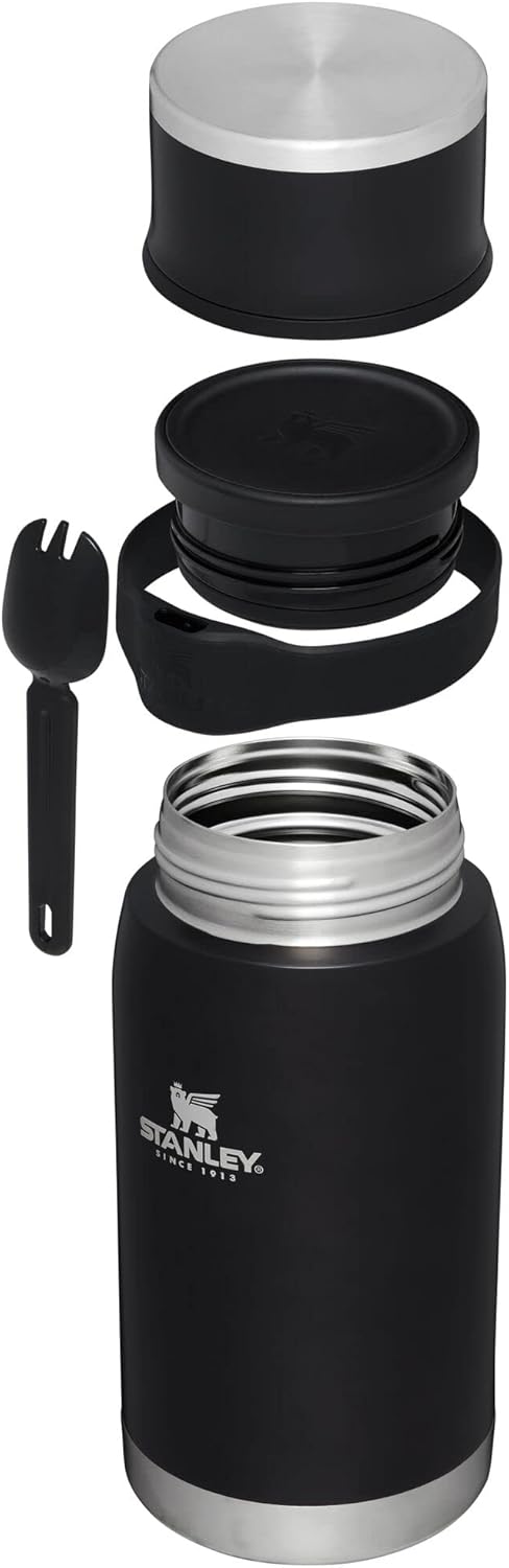 Stanley Adventure to Go Isoliergefäss und Göffel, Black Glow