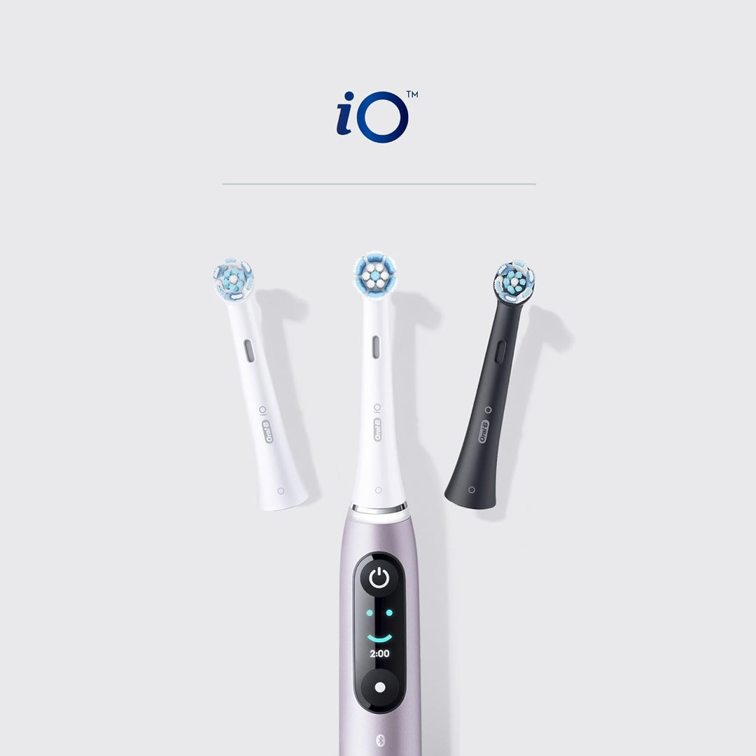 Oral-B iO Gentle Care, Aufsatz, 4 Ersatzbürsten für elektrische Zahnbürste, für eine sanfte Reinigun