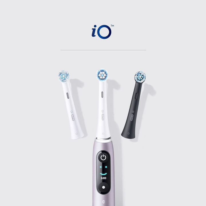 Oral-B iO Gentle Care, Aufsatz, 4 Ersatzbürsten für elektrische Zahnbürste, für eine sanfte Reinigun