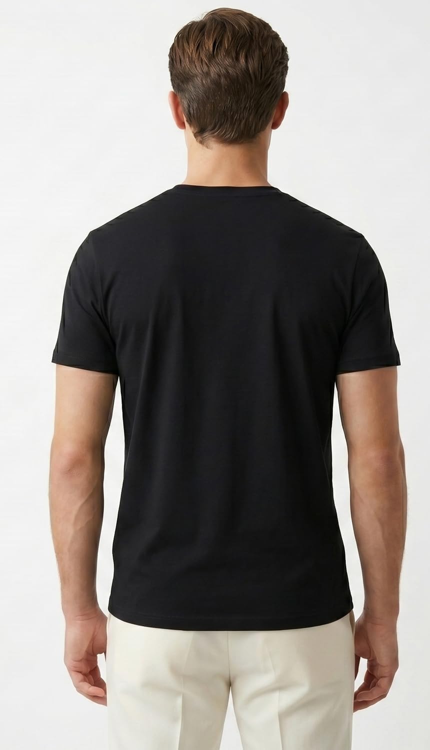 JRC Just Royal Clothing 2er-Pack Herren-Henley-T-Shirts mit halben Ärmeln, leichte Henley-Oberteile