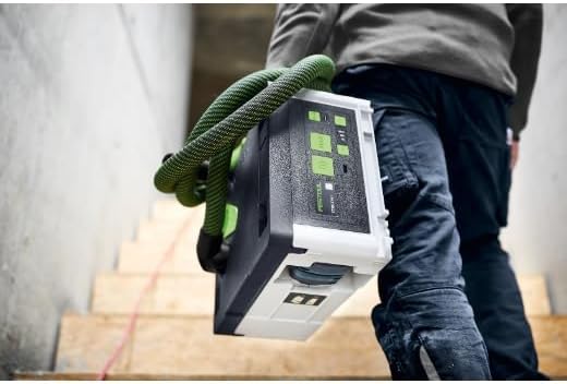 Festool Akku-Absaugmobil CTLC SYS I-Basic CLEANTEC (mit Hauptfilter, Filtersack montiert, Saugschlau