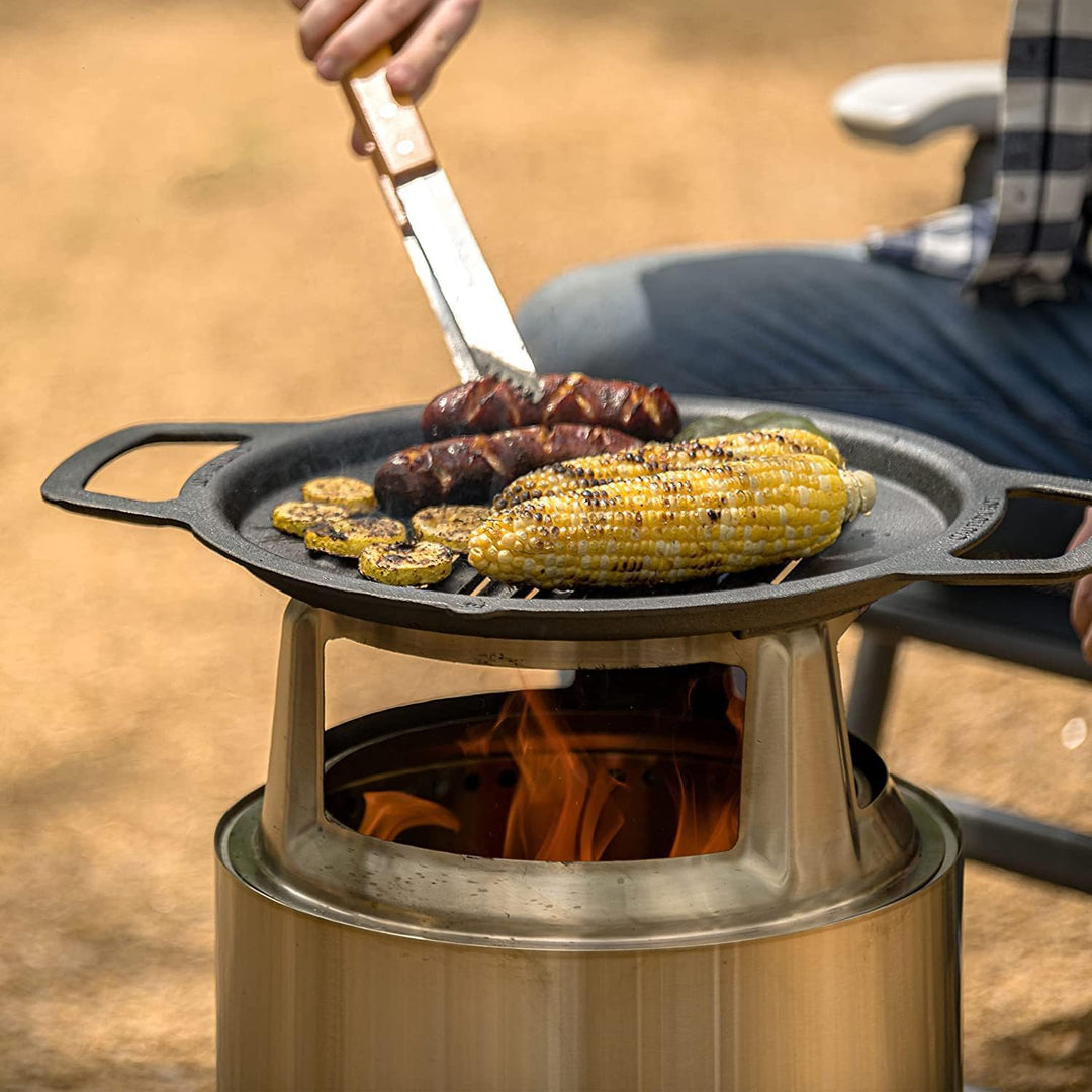 Solo Stove Aufsatz für Ranger Feuerschale | Edelstahl-Aufsatz zur Nutzung mit Solo Stove Gusseisenpl