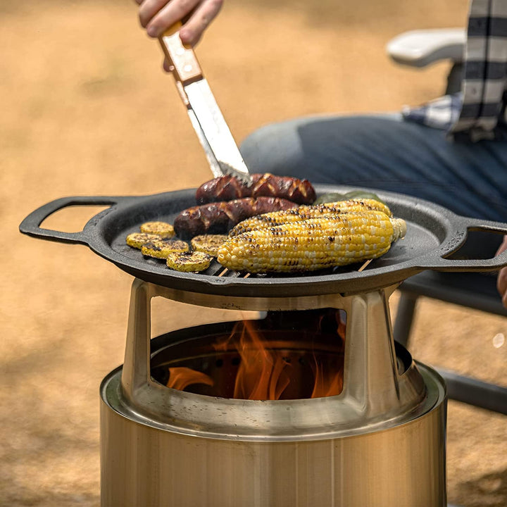 Solo Stove Aufsatz für Ranger Feuerschale | Edelstahl-Aufsatz zur Nutzung mit Solo Stove Gusseisenpl