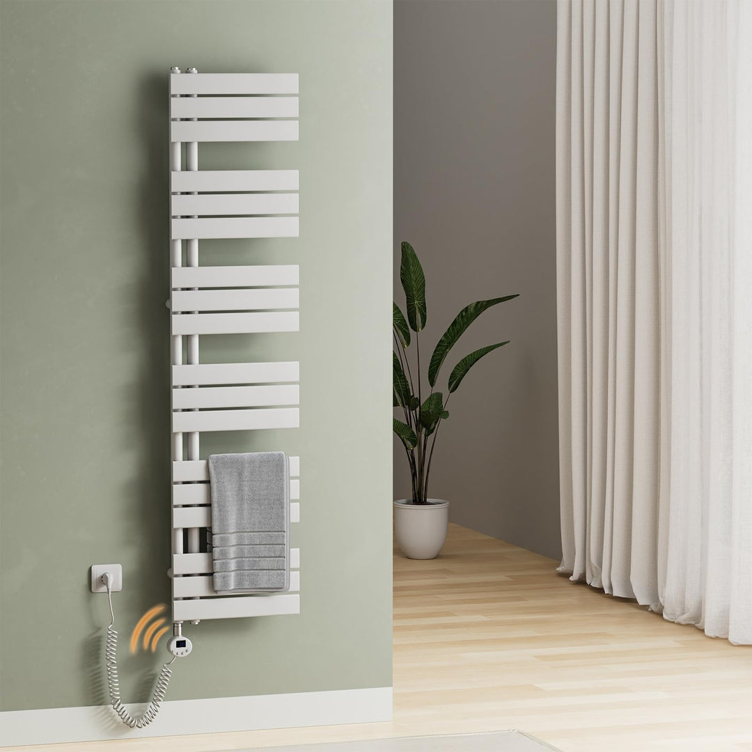 S'AFIELINA Smart WiFi Badheizkörper elektrisch 1599×400mm – Elektrischer Handtuchheizkörper mit Ther