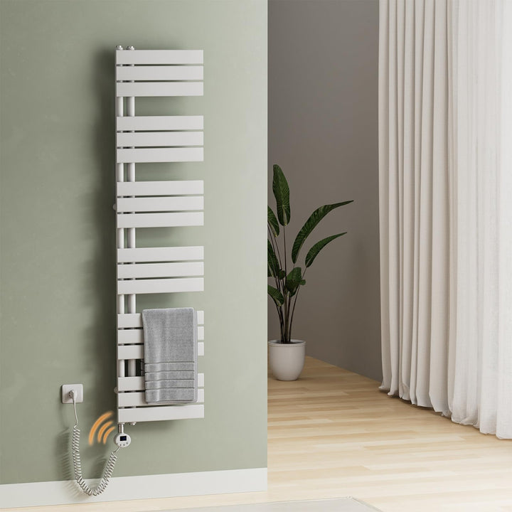 S'AFIELINA Smart WiFi Badheizkörper elektrisch 1599×400mm – Elektrischer Handtuchheizkörper mit Ther