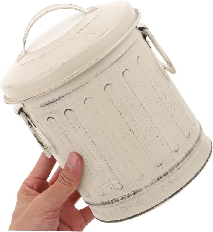 Garneck Stabiler Ascheeimer Aus Metall Mit Deckel Aufbewahrung Von Asche Für Den Hausgebrauch Für Ka