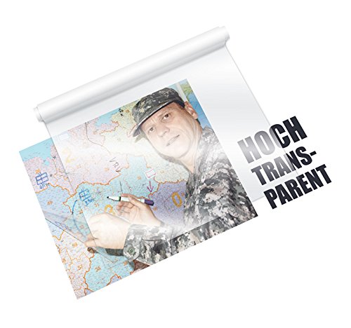 Taktifol Transparent Rolle mit 25 Blatt Taktikfolie