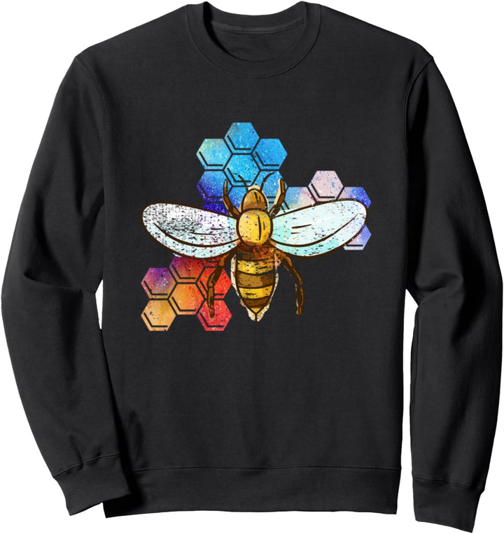 Imkerei Honigbiene Vintage Imker Naturalist Insect Sweatshirt