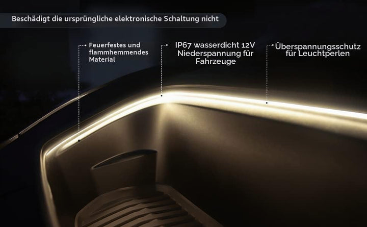 SL Elements Tesla Model 3 LED Light Strip Frunk Zubehör-Beleuchtung Ambiente