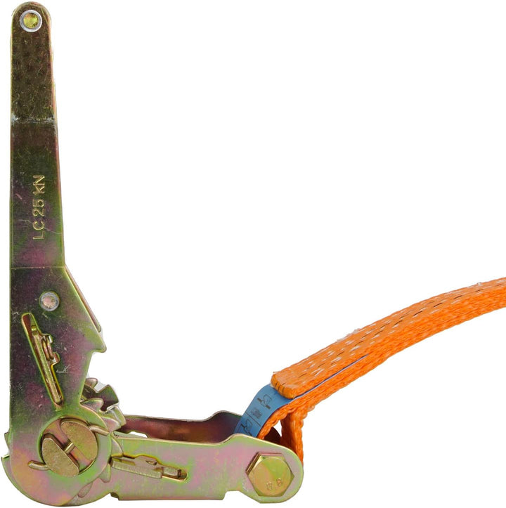 TRUTZHOLM 4 X Spanngurte mit Ratsche Zurrgurte 8m 5000kg 50mm 2 teilig TÜV/GS 5000 daN Doppelhaken b