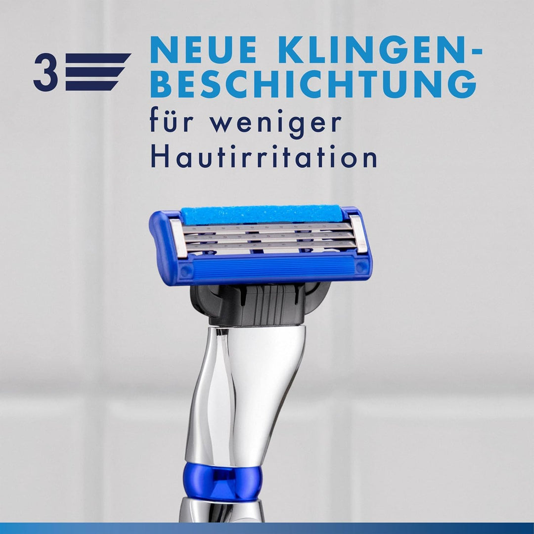 Gillette Mach3 Turbo Rasierklingen für Männer, 12 Original Gillette Ersatzklingen, Klingen für Herre