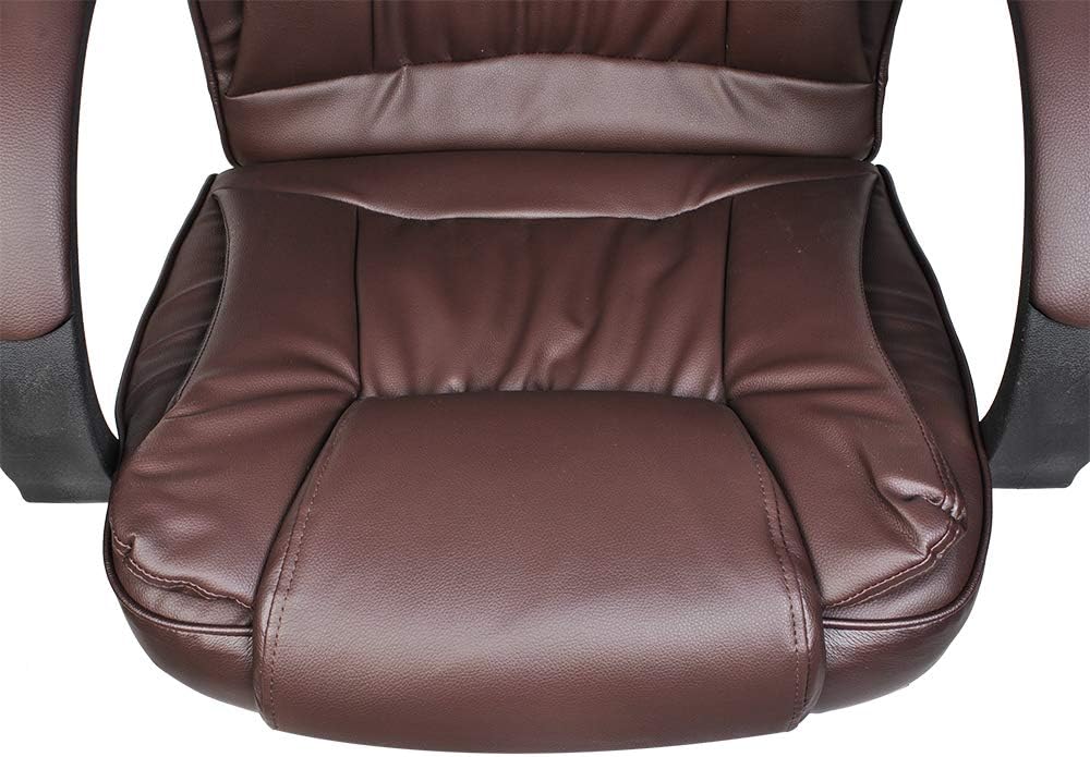 MALATEC Bequeme Bürostuhl Chefsessel Drehstuhl Ergonomischer Schreibtischstuhl mit Kunstlederbezug S