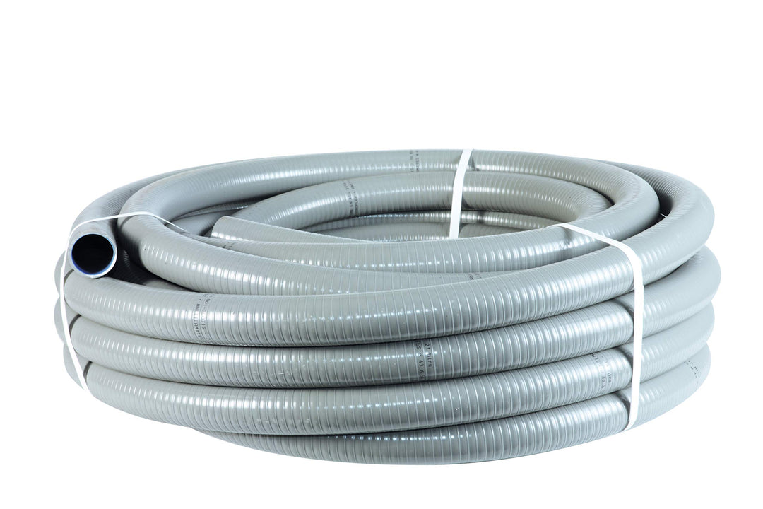 LionFlex PVC Fittings Verbinder Verbindungsstücke (PVC Klebeschlauch DN 50x43 mm 25 m Rolle), Pvc Kl