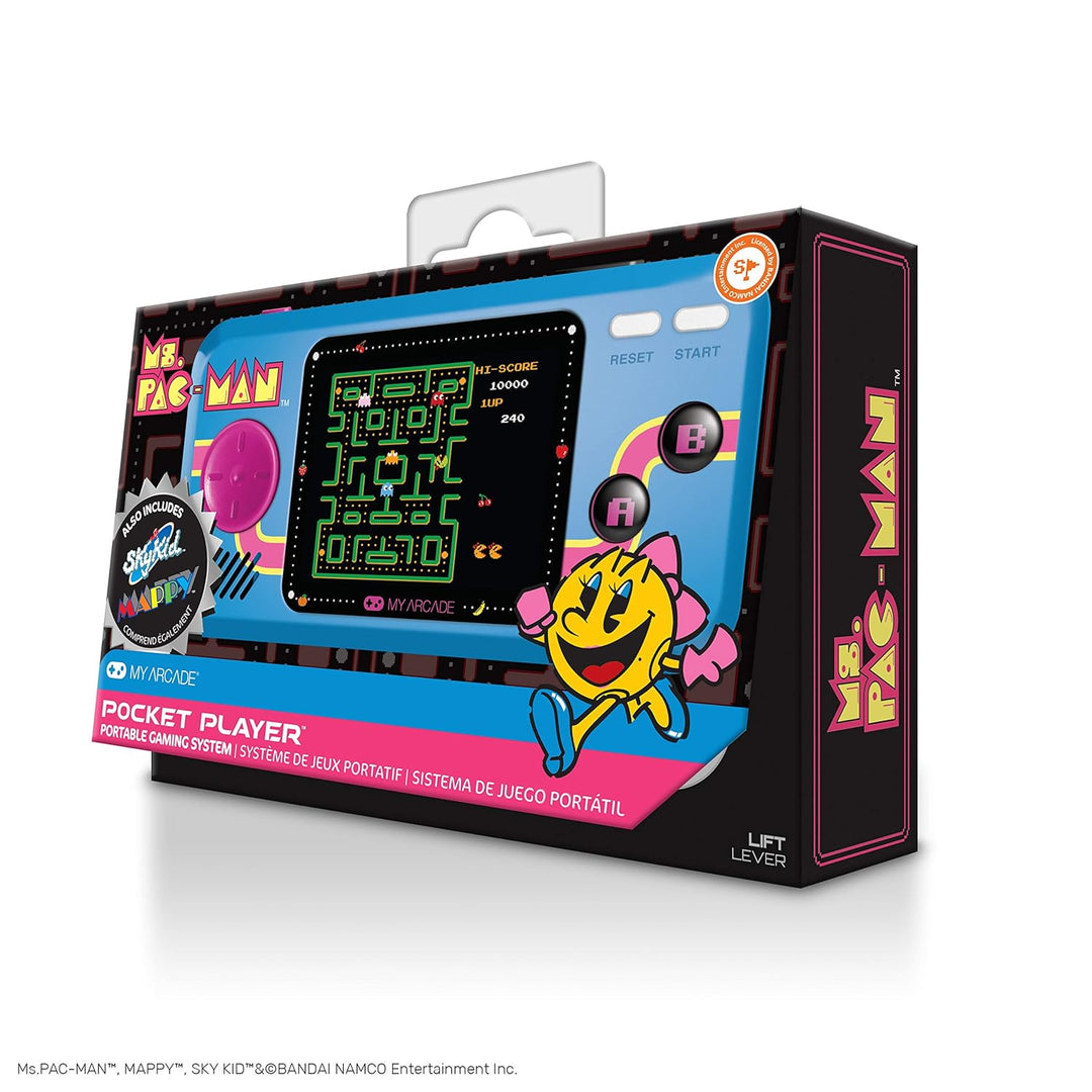 My Arcade MS.PAC-Man Pocket Player, tragbar, 3242