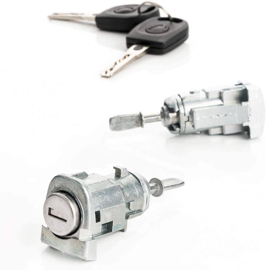 LST Schliesszylinder Türschloss Set links und rechts 2x Schlüssel T5 Polo 9N