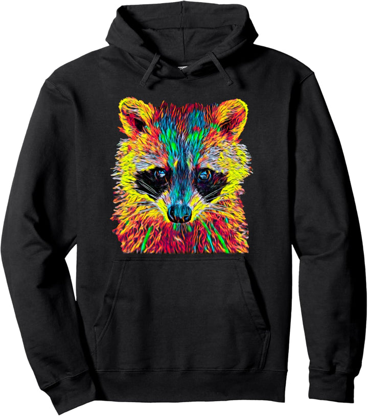 Waschbär Pullover Hoodie