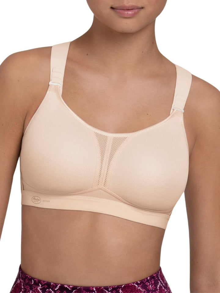 Anita Active Damen Bügelloser Sport-BH X - Back 70A Smart Rose, 70A Smart Rose