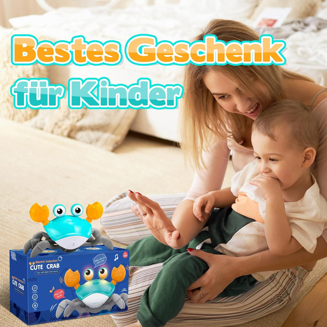 Krabbe Baby Spielzeug 6-12 Monate, Kinderspielzeug ab 1 2 3 4 Jahre Junge Mädchen Krabbelspielzeug B