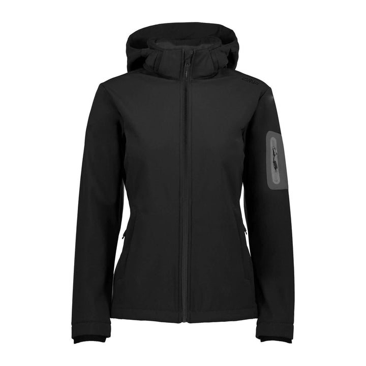 CMP Damen Windproof And Waterproof Softshell Jacket Wp 7.000 Jacke M Schwarz, M Schwarz