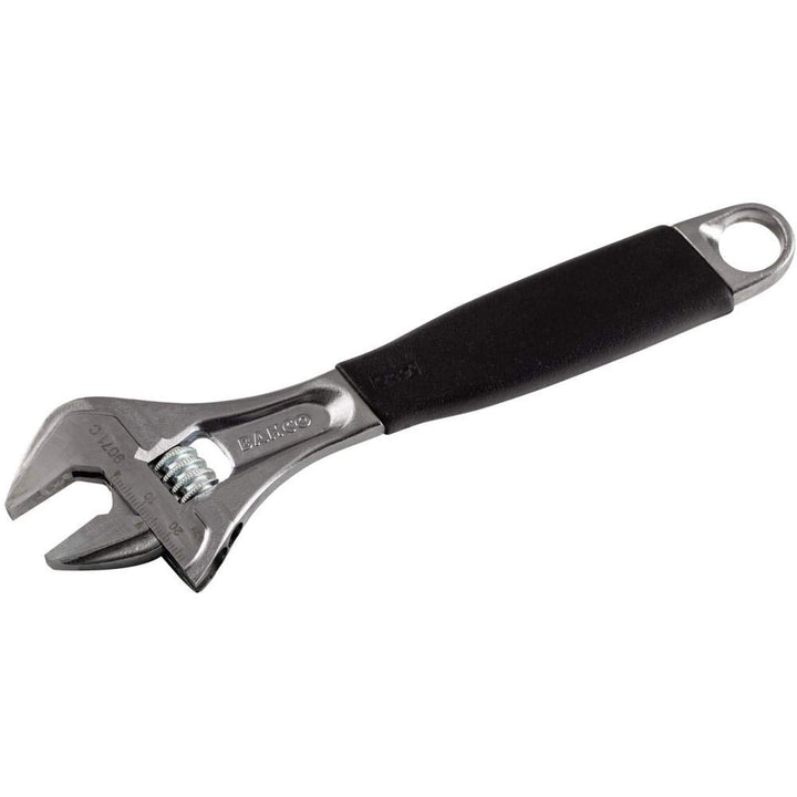 Bahco-Rollgabelschlüssel, Serie 90, umstellbare Backe, Verchromt, 8", 9071PC