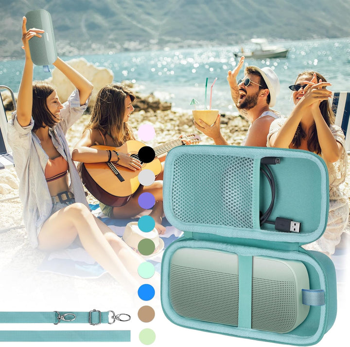 Hart Schutz Hülle Etui für Bose SoundLink Flex (2 Gen) / Flex Tragbarer Bluetooth Lautsprecher Mintg
