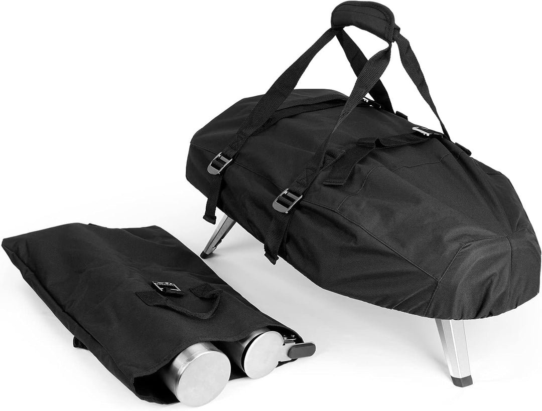 Onlyfire Pizzaofen Abdeckung für Ooni Fyra 12, Wasserdicht, 600D Polyester Oxford, mit Tragegurt,Piz