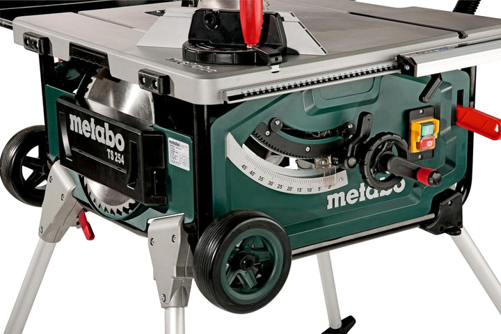 Metabo Tischkreissäge TS 254 (600668000) im Karton mit Untergestell und Trolleyfunktion (Max. Schnit