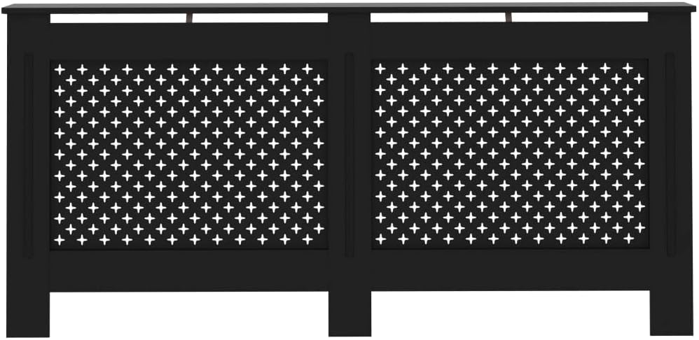puraday Wohnzimmer Heizkörperabdeckung 172x19x81.5 cm MDF Heizkörper Verkleidung Abdeckung Dekorativ