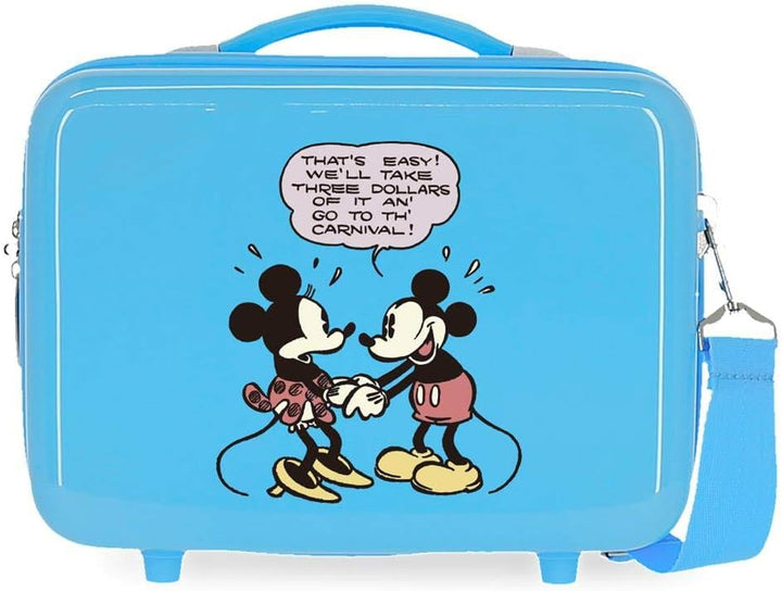 Disney Mickey That´S Easy Kulturbeutel, anpassbar, Blau, 29 x 21 x 15 cm, starr, ABS 9,14 l Utensili