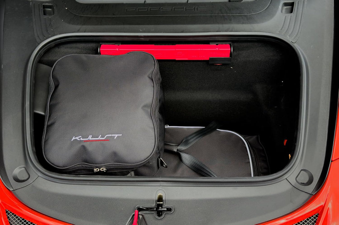 KJUST Kofferraumtaschen 3 stk kompatibel mit PORSCHE 911 992 2012-2015
