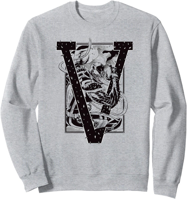 Marvel V is for Venom Sweatshirt