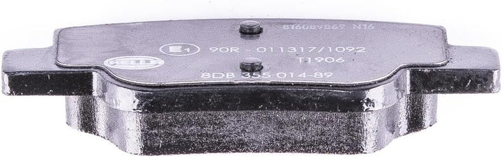 HELLA PAGID 8DB 355 014-891 Bremsbelagsatz - T1906 - Dicke/Stärke: 16.6mm - Bremssystem: Bosch - mit