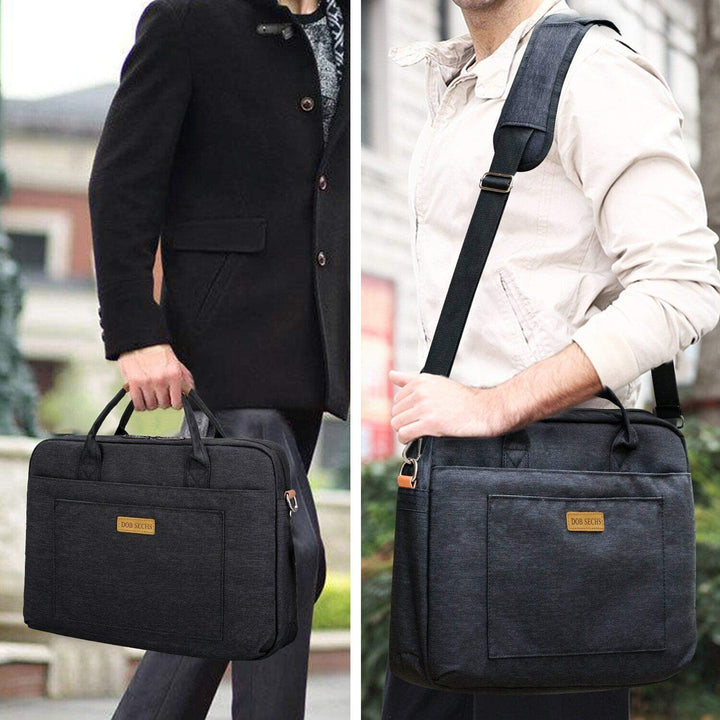 DOB SECHS 17.3 Zoll Laptoptasche Aktentaschen Handtasche Tragetasche Schulter Tasche Notebooktasche
