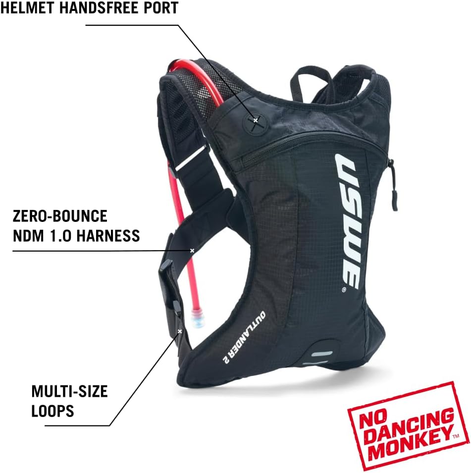 USWE Trinkrucksack Outlander 2 L Polyester Unisize Gelb, Unisize Gelb