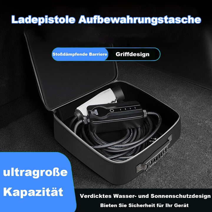 Tragbare EV Kabeltasche für Ladekabel & Autozubehör, Organizer Tasche aus 1680D Nylon, Aufbewahrung