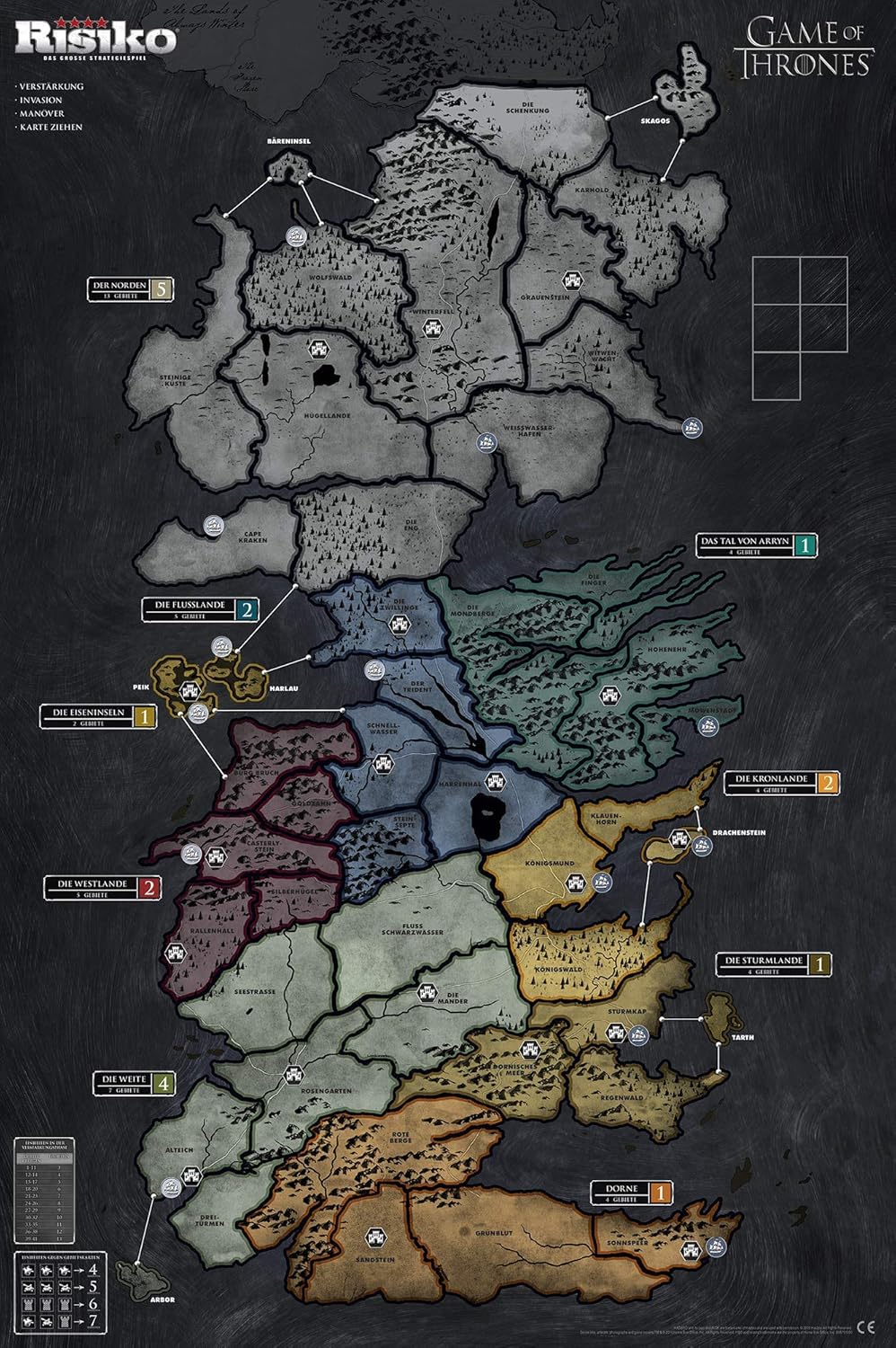 Risiko Game of Thrones Edition – Die erfolgreichste TV-Serie trifft auf das berühmteste Strategiespi